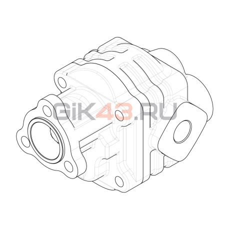 Насос шестеренный GHD1-36R-U01D17-CG04G04G04G04-NP.V1H4