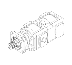 Насос шестеренный GHD1-36/36L-I01D18-CG05G04/G05G04-NP.V1H4 Насос шестеренный GHD1-36/36L-I01D18-CG05G04/G05G04-NP.V1H4