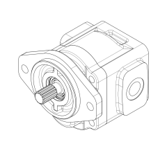 Насос шестеренный GHD1-38L-S03D13-SG05G04-V002P.V1H4