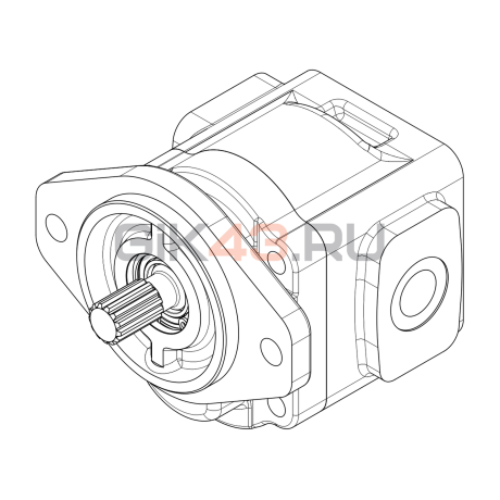 Насос шестеренный GHD1-38R-S03D13-SG05G04-V002P.V1H4 Насос шестеренный GHD1-38R-S03D13-SG05G04-V002P.V1H4