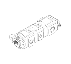 Насос шестеренный GHD1-38/12/61L-S03D13-SG05G04/G03G03/G06G05-N039P.V1H4 Насос шестеренный GHD1-38/12/61L-S03D13-SG05G04/G03G03/G06G05-N039P.V1H4