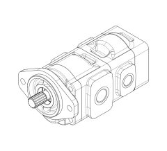 Насос шестеренный GHD1-38/15B-S03D15-SG05G05/G04G04-NP.V1H4 Насос шестеренный GHD1-38/15B-S03D15-SG05G05/G04G04-NP.V1H4