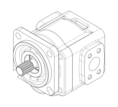 Насос шестеренный GHD1-40L-S05D13-SE04E03-NP.V1H4 Насос шестеренный GHD1-40L-S05D13-SE04E03-NP.V1H4