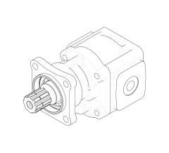 Насос шестеренный GHD1-45B-I01D18-CG04G04G04G04-NP.V1H4