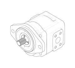 Насос шестеренный GHD1-45L-S03D13-SE04E03-NP.V1H4