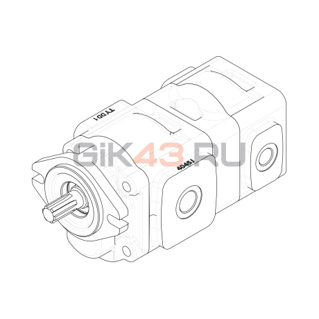 Насос шестеренный GHD1-45/8R-S02D10-SG05G04/G04G03-N035P.V1H4 Насос шестеренный GHD1-45/8R-S02D10-SG05G04/G04G03-N035P.V1H4