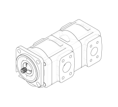 Насос шестеренный GHD1-50/34L-S05D04-SE05E03/E04E02-N030P.V1H4