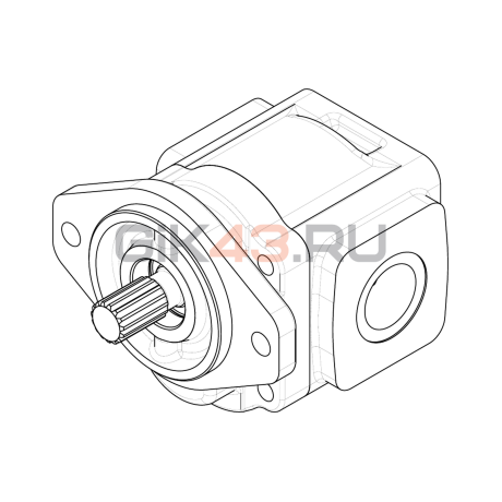 Насос шестеренный GHD1-51L-S03D13-SG06G04-NP.V1H4