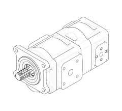 Насос шестеренный GHD1-51/10L-B01D20-SS09S08/K07K07-N009P.V1H4