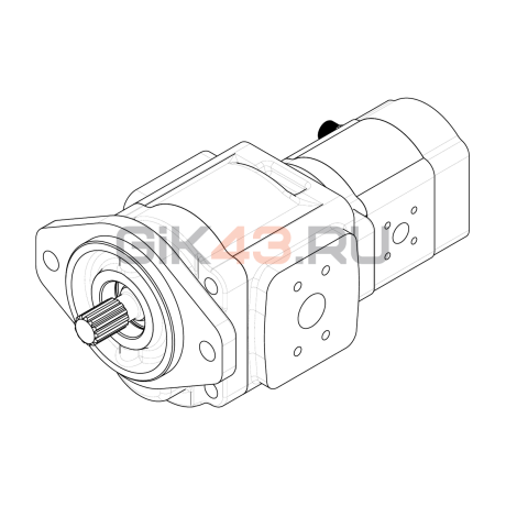 Насос шестеренный GHD1-51/12L-S03D13-SA05A03/H06H05-N039P.V1H4 Насос шестеренный GHD1-51/12L-S03D13-SA05A03/H06H05-N039P.V1H4