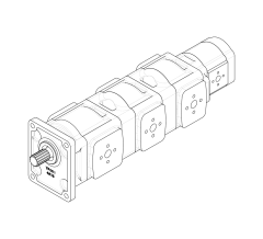Насос шестеренный GHD1-51/22/22/T3-8L-R11D15-SK04K03/K04K03/K04K03/K01K01-NP.V1H4 Насос шестеренный GHD1-51/22/22/T3-8L-R11D15-SK04K03/K04K03/K04K03/K01K01-NP.V1H4
