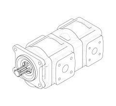 Насос шестеренный GHD1-51/32L-B01D20-SS09S08/S11S10-V009P.V1H4 Насос шестеренный GHD1-51/32L-B01D20-SS09S08/S11S10-V009P.V1H4