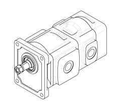 Насос шестеренный GHD1-51/9L-R11C11-SG05G04/G04G04-NP.V1H4 Насос шестеренный GHD1-51/9L-R11C11-SG05G04/G04G04-NP.V1H4