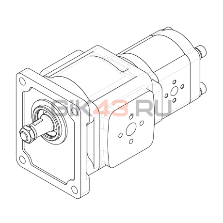 Насос шестеренный GHD1-51/T3-10L-R11C11-SK04K03/K01K01-N009P.V1H4