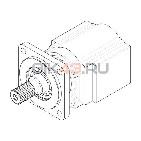 Насос шестеренный GHD1-55B-F03D27-RS05S05-N020P.V1H4