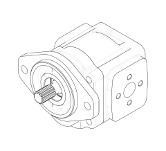 Насос шестеренный GHD1-55L-S03D13-SK04K04-NP.V1H4