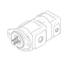 Насос шестеренный GHD1-63/10L-S03D15-SG05G04/G03G02-NP.V1H4 Насос шестеренный GHD1-63/10L-S03D15-SG05G04/G03G02-NP.V1H4