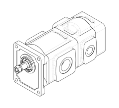 Насос шестеренный GHD1-90/19L-R11C11-SG06G05/G04G04-NP.V1H4 Насос шестеренный GHD1-90/19L-R11C11-SG06G05/G04G04-NP.V1H4