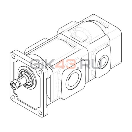 Насос шестеренный GHD1-90/19R-R11C11-SG06G05/G04G04-NP.V1H4 Насос шестеренный GHD1-90/19R-R11C11-SG06G05/G04G04-NP.V1H4