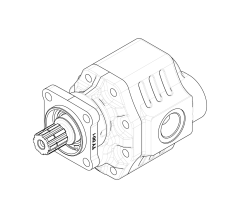 Насос шестеренный GHD1.S-95B-I01D18-CG06G06G06G06-NP.V1H4