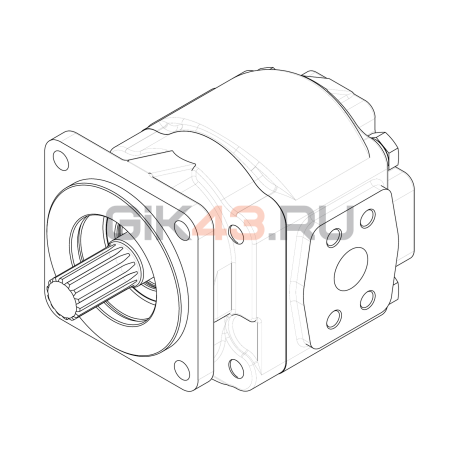 Насос шестеренный GHD2-100L-S04D14-SE05E04-NP.V1H4 Насос шестеренный GHD2-100L-S04D14-SE05E04-NP.V1H4