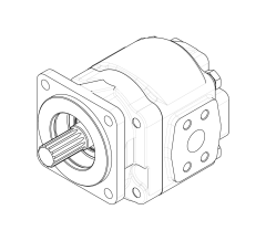 Насос шестеренный GHD2-100R-S04D14-SE07E45-NP.V1H4 Насос шестеренный GHD2-100R-S04D14-SE07E45-NP.V1H4
