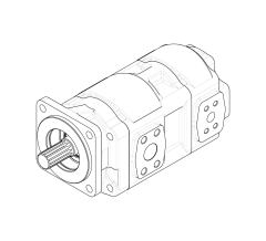 Насос шестеренный GHD2-100/32L-S04D14-SE07E45/E04E02-NP.V1H4 Насос шестеренный GHD2-100/32L-S04D14-SE07E45/E04E02-NP.V1H4
