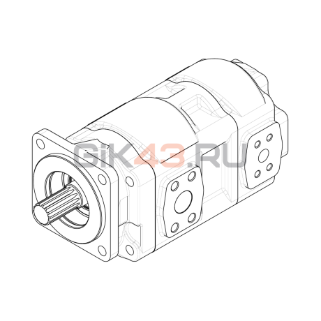 Насос шестеренный GHD2-100/32L-S04D14-SE07E45/E04E02-NP.V1H4 Насос шестеренный GHD2-100/32L-S04D14-SE07E45/E04E02-NP.V1H4