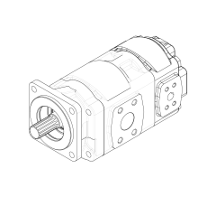 Насос шестеренный GHD2-100/50L-S04D14-SE07E45/E05E03-NP.V1H4 Насос шестеренный GHD2-100/50L-S04D14-SE07E45/E05E03-NP.V1H4