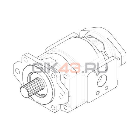 Насос шестеренный GHD2-150L-S06D29-SE07E05-NS03D13P.V1H4 Насос шестеренный GHD2-150L-S06D29-SE07E05-NS03D13P.V1H4