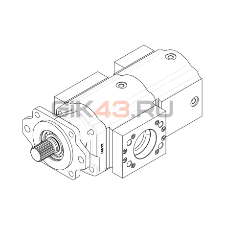 Насос шестеренный GHD2-150/110R-S06D29-SE08E05/NE05-N086P.V1H4 Насос шестеренный GHD2-150/110R-S06D29-SE08E05/NE05-N086P.V1H4