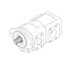 Насос шестеренный GHD2-45/95L-S03D15-SE05E03/E06E04-NP.V1H4 Насос шестеренный GHD2-45/95L-S03D15-SE05E03/E06E04-NP.V1H4