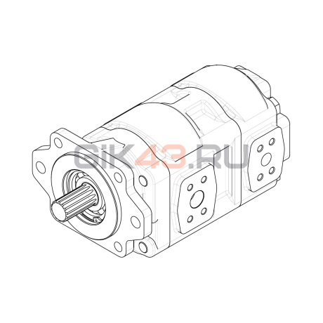 Насос шестеренный GHD2-63/32L-S06D14-SE06E03/E03E02-NP.V1H4 Насос шестеренный GHD2-63/32L-S06D14-SE06E03/E03E02-NP.V1H4