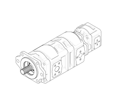 Насос шестеренный GHD2-63/50/GHD1-8L-S04D14-SE05E04/K04K04/K01K01-N038P.V1H4 Насос шестеренный GHD2-63/50/GHD1-8L-S04D14-SE05E04/K04K04/K01K01-N038P.V1H4