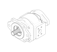 Насос шестеренный GHD2-70L-S06D14-SE06E03-NS03D13P.V1H4 Насос шестеренный GHD2-70L-S06D14-SE06E03-NS03D13P.V1H4