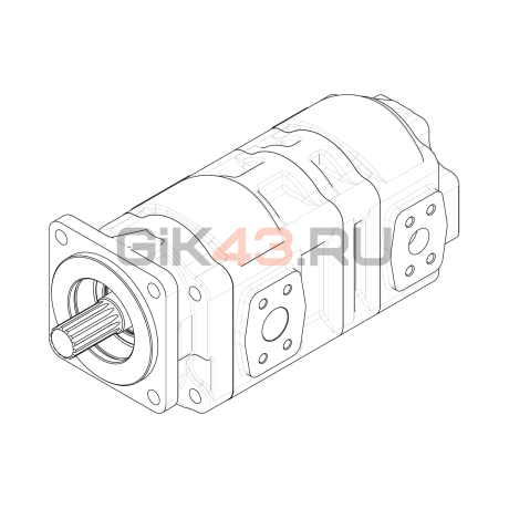 Насос шестеренный GHD2-70/50R-S04D14-SE06E04/E05E03-N030P.V1H4 Насос шестеренный GHD2-70/50R-S04D14-SE06E04/E05E03-N030P.V1H4