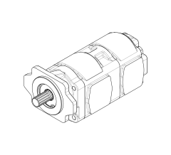 Насос шестеренный GHD2-90/90L-S06D14-SE06E05/E06E05-VP.V1H4 Насос шестеренный GHD2-90/90L-S06D14-SE06E05/E06E05-VP.V1H4