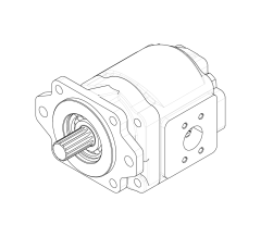 Насос шестеренный GHD3-180R-S06D14-SE06E05-NP.V1H4 Насос шестеренный GHD3-180R-S06D14-SE06E05-NP.V1H4