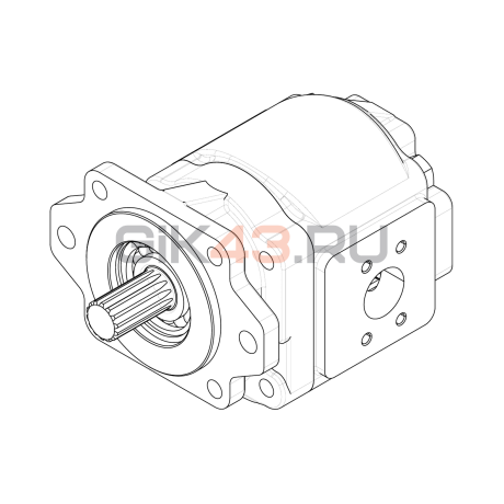 Насос шестеренный GHD3-180L-S06D14-SE06E05-NP.V1H4 Насос шестеренный GHD3-180L-S06D14-SE06E05-NP.V1H4