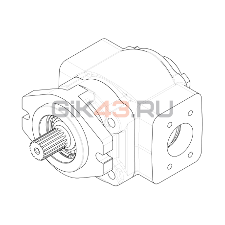 Насос шестеренный GHD3-250R-S26D29-SE08E07-NP.V1H4 Насос шестеренный GHD3-250R-S26D29-SE08E07-NP.V1H4