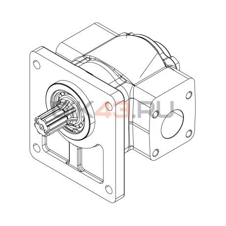 Насос шестеренный GHD4-250L-R0D0-SS02S01-NP.V1H4 Насос шестеренный GHD4-250L-R0D0-SS02S01-NP.V1H4