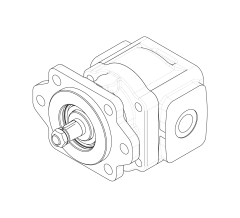 Гидромотор шестеренный GHDM1-20B-S35C11-SG04G04-V123P.V1H4