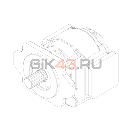Насос шестеренный GPHD2-70L-S06D14-SE06E04-N054P.V1H4 Насос шестеренный GPHD2-70L-S06D14-SE06E04-N054P.V1H4