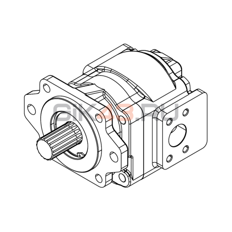 Насос шестеренный GPHD3-100R-S06D29-SE07E05-N057P.V1H4 Насос шестеренный GPHD3-100R-S06D29-SE07E05-N057P.V1H4