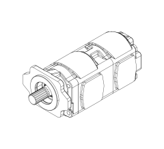 Насос шестеренный GPHD3-125/125L-S06D29-SE06E05/E06E05-NP.V1H4 Насос шестеренный GPHD3-125/125L-S06D29-SE06E05/E06E05-NP.V1H4