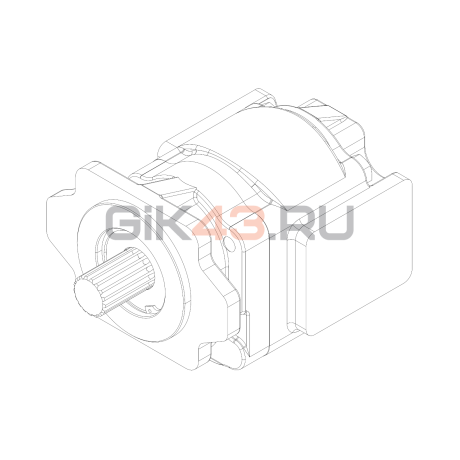 Насос шестеренный GPHD3-150L-S06D29-SE07E05-N086P.V1H4