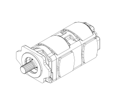 Насос шестеренный GPHD3-150/110L-S06D29-SE06E05/E06E05-NP.V1H4 Насос шестеренный GPHD3-150/110L-S06D29-SE06E05/E06E05-NP.V1H4
