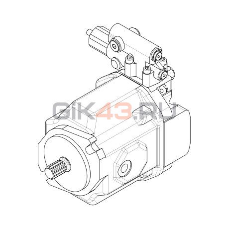 Насос аксиально-поршневой J10VO18 DR/31R-PSC 12N00 Насос аксиально-поршневой J10VO18 DR/31R-PSC 12N00