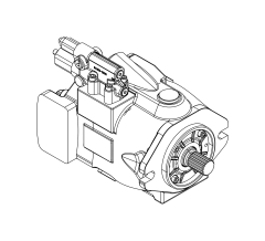 Насос аксиально-поршневой J10VO45 DRF/53L-VSC 12N00 Насос аксиально-поршневой J10VO45 DRF/53L-VSC 12N00