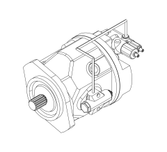 Насос аксиально-поршневой J10VO74 DFLR/31R-VSC 41N00P-S1770 Насос аксиально-поршневой J10VO74 DFLR/31R-VSC 41N00P-S1770
